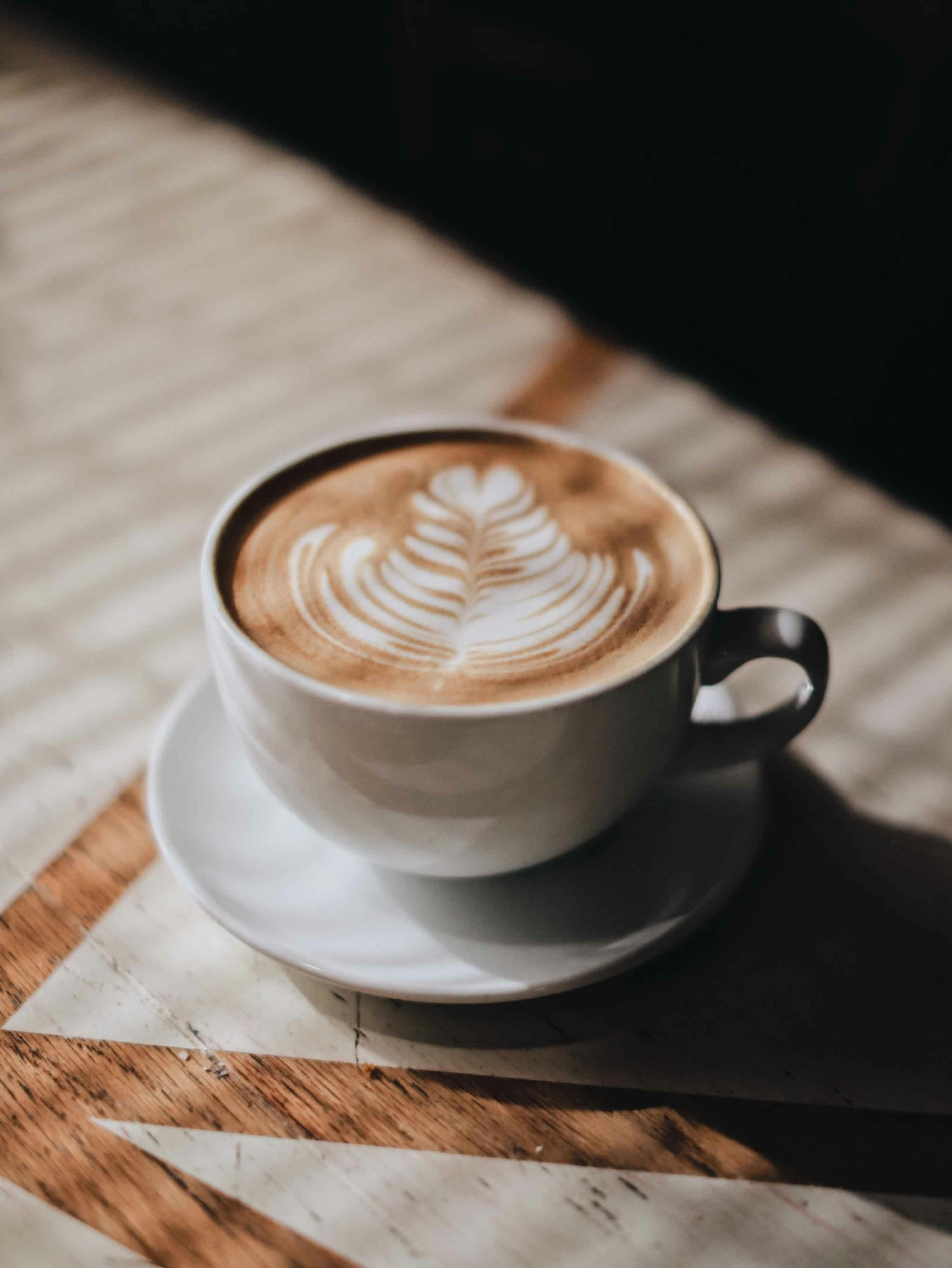 Taza de café caliente